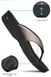 her  flip flops  cushioned slides  cushioned sandals for women  comfortable