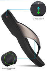 her  flip flops  cushioned slides  cushioned sandals for women  comfortable