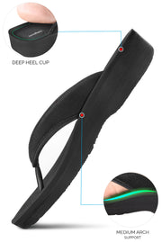 casual  arch support  comfort  flip flops  her  slippers  woman