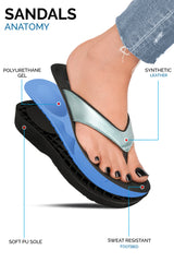 her  flip flops  cushioned slides  cushioned sandals for women  comfortable