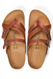 cushioned sandals for women  cork sandals  comfortable